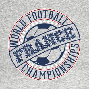 France Stamp World Football Championship 2018 T-Shirt